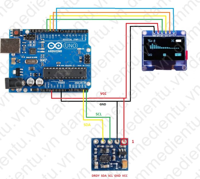 Hướng dẫn kết nối và sử dụng Cảm biến La Bàn HMC5883 GY-271 với Arduino ...
