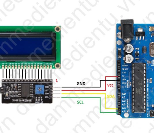 Module Lcd I2C -PCF8574 – Giới thiệu và hướng dẫn Sử dụng kết nối trên Kit Arduino Uno