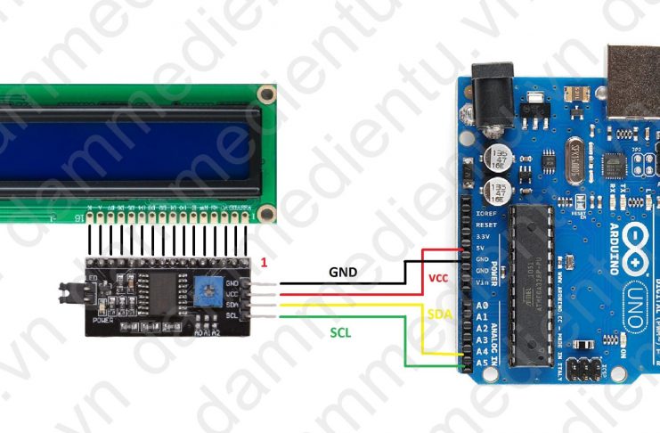 Module Lcd I2C -PCF8574 – Giới thiệu và hướng dẫn Sử dụng kết nối trên Kit Arduino Uno