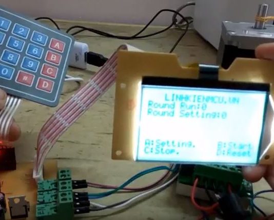 Mạch điều khiển động cơ bước theo số vòng quay – Linhkienmcu.vn