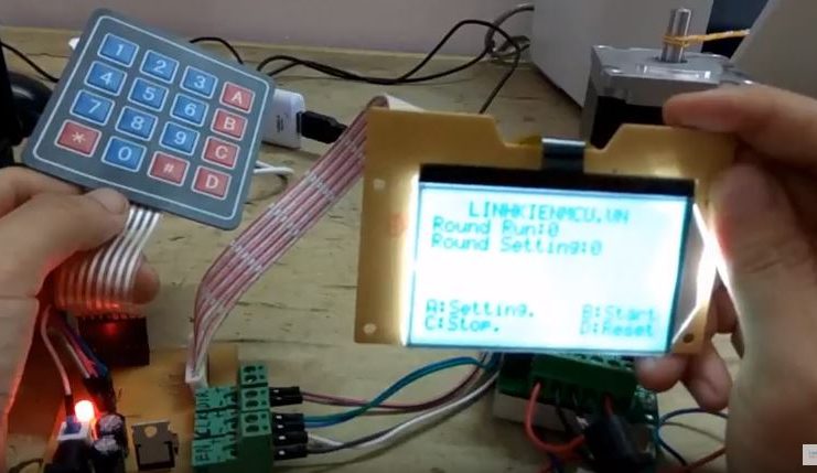 Mạch điều khiển động cơ bước theo số vòng quay – Linhkienmcu.vn