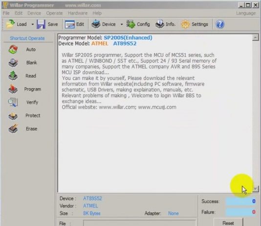 Hướng Dẫn sử dụng phần mềm WLPRO V2.20 nạp chip Sử dụng mạch Nạp SP200