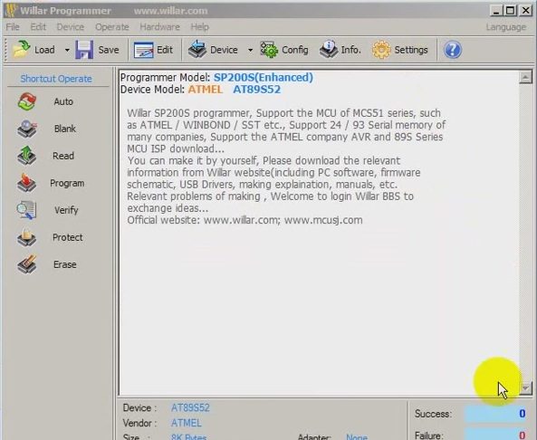 Hướng Dẫn sử dụng phần mềm WLPRO V2.20 nạp chip Sử dụng mạch Nạp SP200