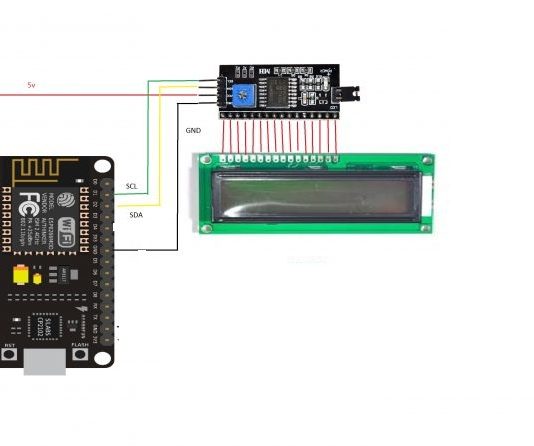 NODEMCU KẾT NỐI VỚI LCD SỬ DỤNG GIAO TIẾP I2C