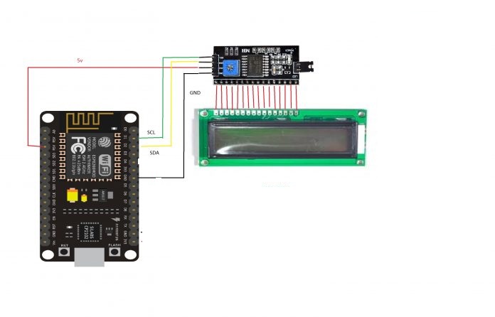 NODEMCU KẾT NỐI VỚI LCD SỬ DỤNG GIAO TIẾP I2C