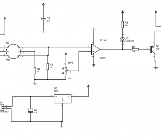Cảnh báo khí Gas dùng lm393 OK – Full schematic & PCB