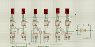 Mạch đồng hồ ic số 7490 và 74247
